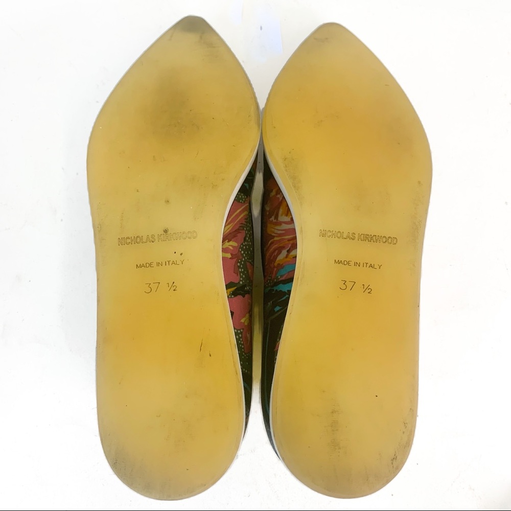Nicholas Kirkwood Womens Floral Slip On Shoe US6 - Picture 6 of 7